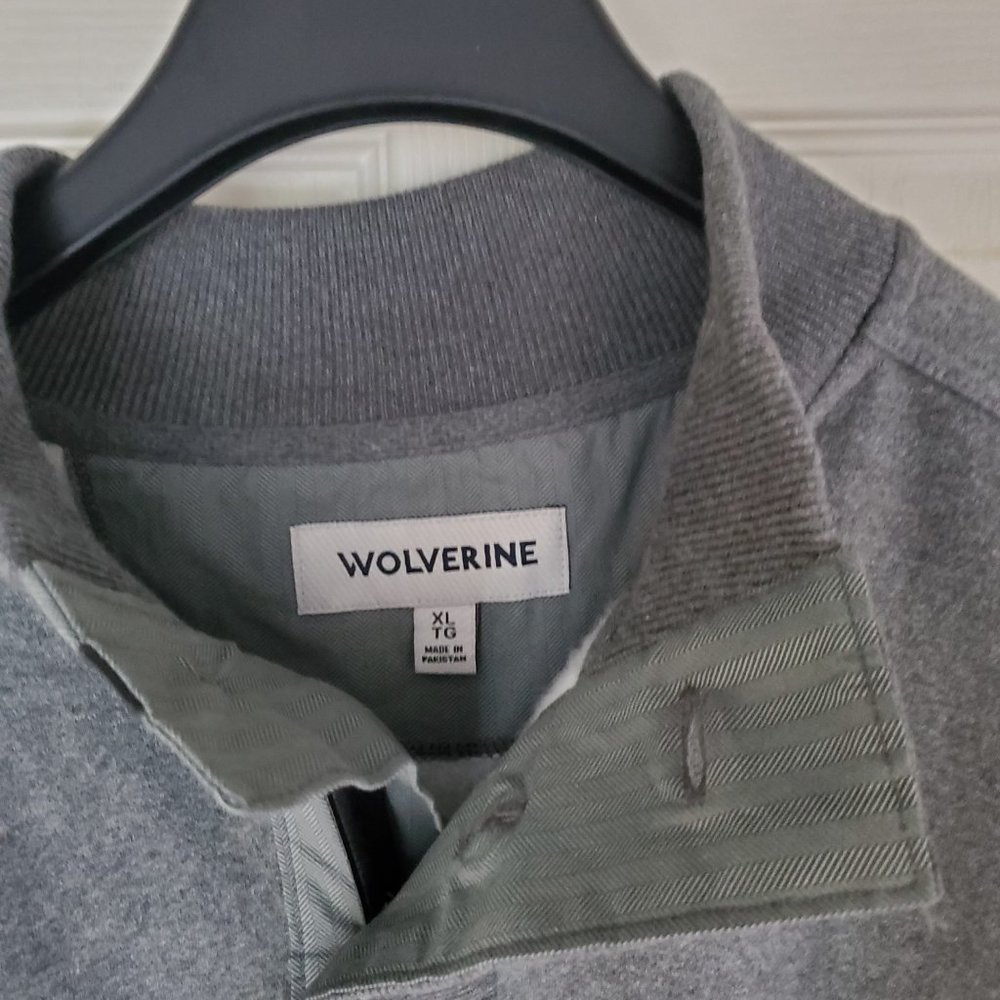 Mens Wolverine half button pull over - Picture 2 of 4